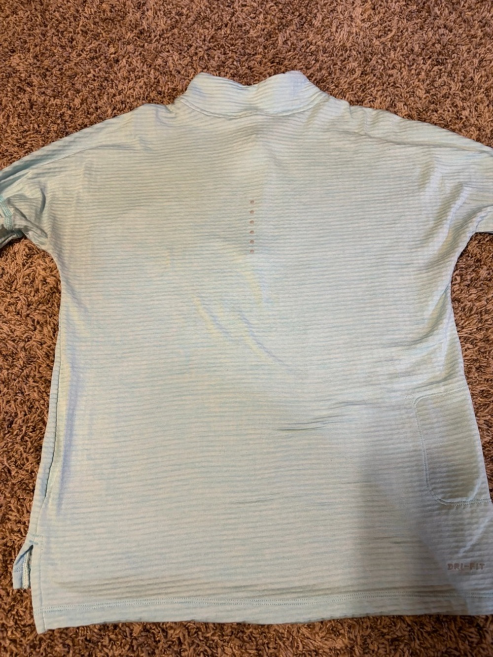 Nike Women's Blue Quarter-Zip Performance Pullover Size Small - Picture 3 of 7